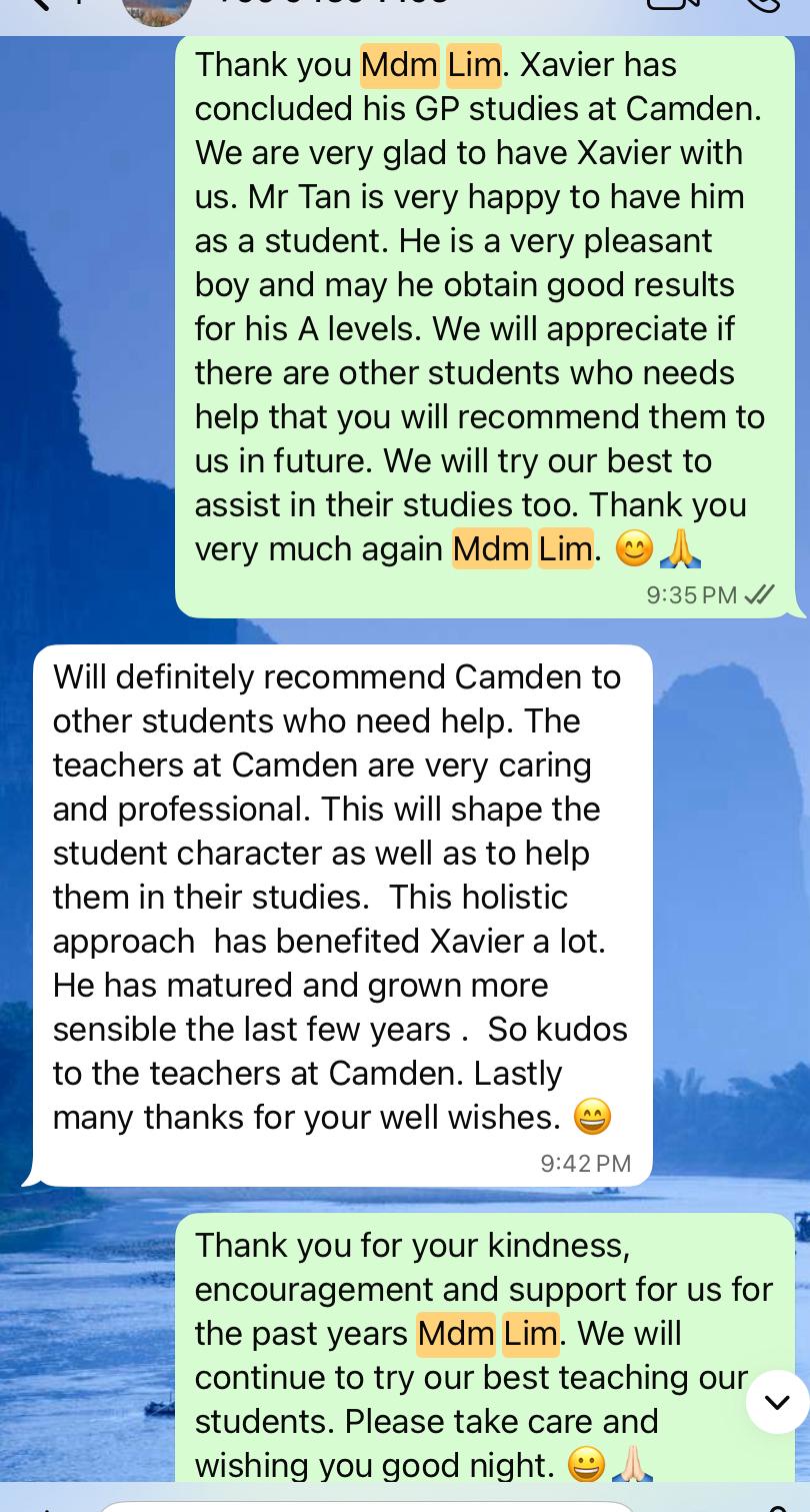 WhatsApp Parent Feedback 2